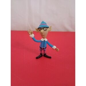 TALL ELF with GLASSES Plastic Figure Misfit Toys Rudolph PLAYING MANTIS 2 7/8"